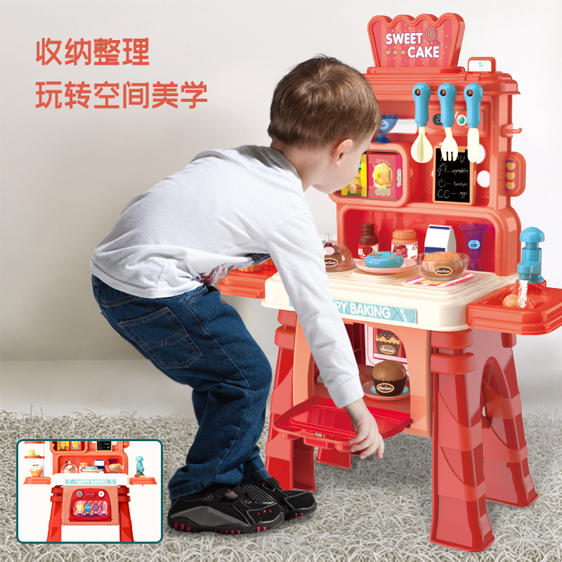 Bowa Children role play toys Simulation Supermarket Shopping Dessert Table Set Parent-Child Play House Toys 8135 Bowa Children role play toys Simulation Supermarket Shopping Dessert Table Set Parent-Child Play House Toys 8135