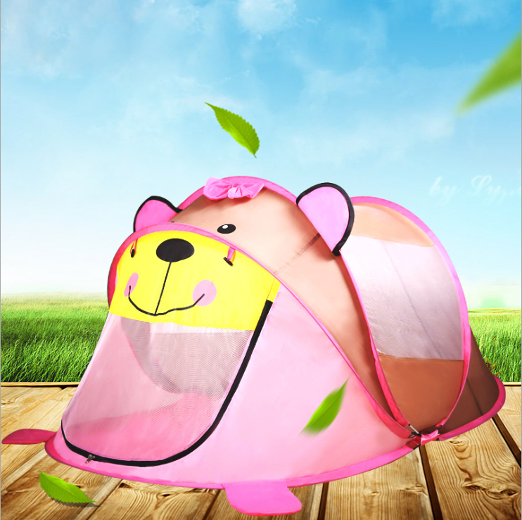 Children&#039;s Indoor Color Matching Little Tiger Game Tent Customized Cartoon Children Outdoor Pop-up Toy Play House
