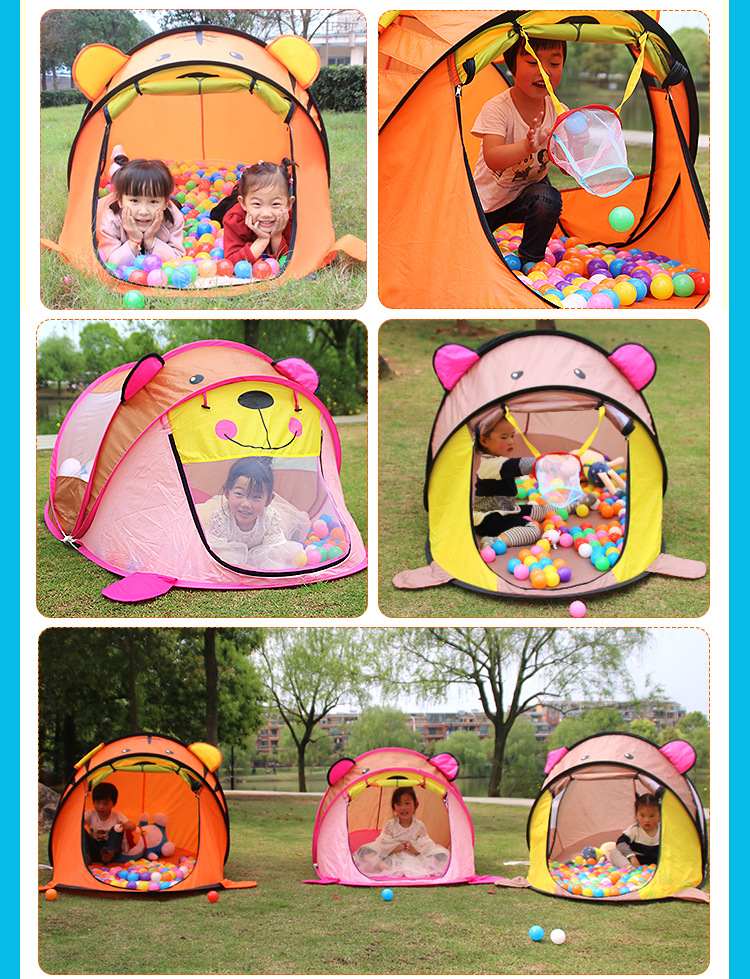 Children's Indoor Color Matching Little Tiger Game Tent Customized Cartoon Children Outdoor Pop-up Toy Play House Children's Indoor Color Matching Little Tiger Game Tent Customized Cartoon Children Outdoor Pop-up Toy Play House