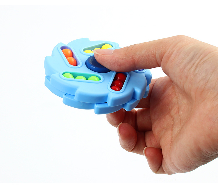 Cross-Border New Rotating Magic Bean Cube Decompression Decompression Fingertip Hand Spinner Children's Ball Plate Rubik's Cube Toy Cross-Border New Rotating Magic Bean Cube Decompression Decompression Fingertip Hand Spinner Children's Ball Plate Rubik's Cube Toy