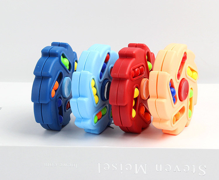 Cross-Border New Rotating Magic Bean Cube Decompression Decompression Fingertip Hand Spinner Children's Ball Plate Rubik's Cube Toy Cross-Border New Rotating Magic Bean Cube Decompression Decompression Fingertip Hand Spinner Children's Ball Plate Rubik's Cube Toy