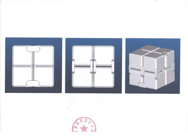 Magic Cube Cube Vent Finger Useful Tool for Pressure Reduction Wireless Decompression Boy Toy Alloy Metal Magic Cube Cube Vent Finger Useful Tool for Pressure Reduction Wireless Decompression Boy Toy Alloy Metal