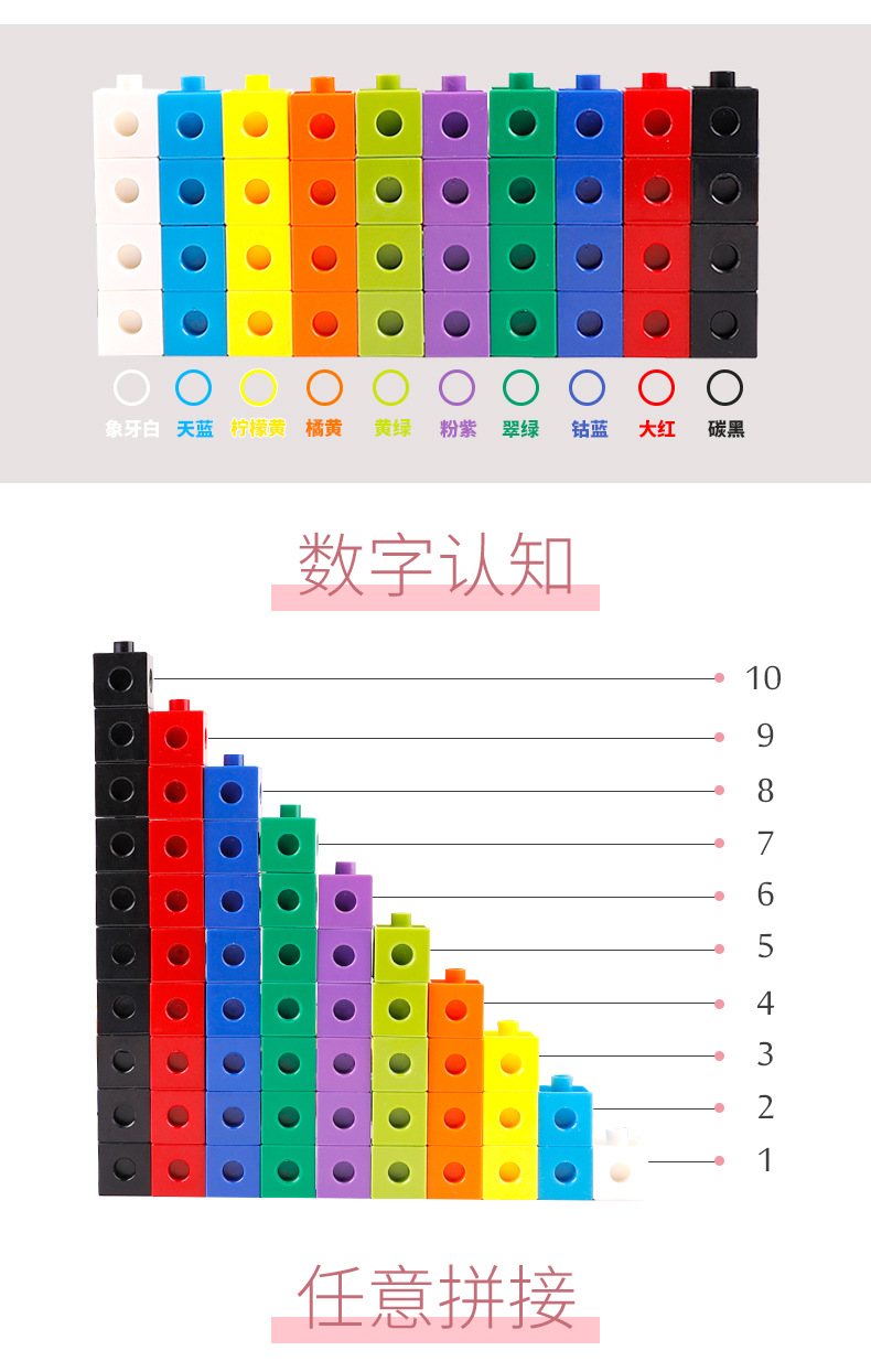 Children 'S Assembled Educational Toys Cube Magic Block Building Blocks Montessori Mathematics Teaching Tools Intelligence Development 3-6 Years Old Children 'S Assembled Educational Toys Cube Magic Block Building Blocks Montessori Mathematics Teaching Tools Intelligence Development 3-6 Years Old