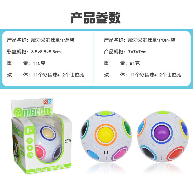 Fingertip Unlimited Decompression Small Magic Rainbow Ball Pressing Children's Ability Educational Toy Mini Variety Fidget Cube Fingertip Unlimited Decompression Small Magic Rainbow Ball Pressing Children's Ability Educational Toy Mini Variety Fidget Cube
