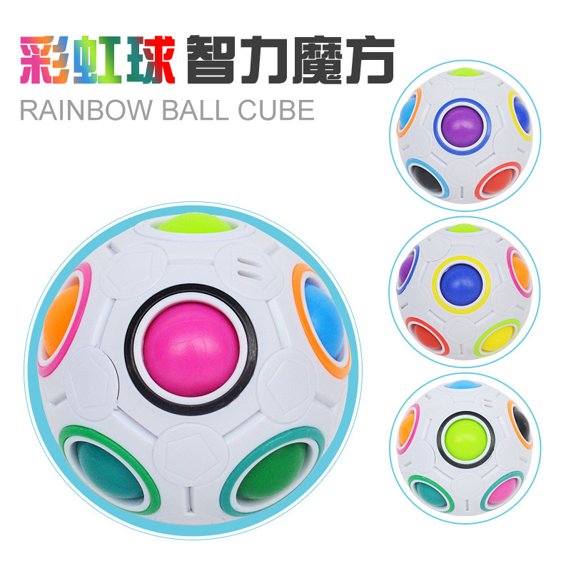 Fingertip Unlimited Decompression Small Magic Rainbow Ball Pressing Children's Ability Educational Toy Mini Variety Fidget Cube Fingertip Unlimited Decompression Small Magic Rainbow Ball Pressing Children's Ability Educational Toy Mini Variety Fidget Cube