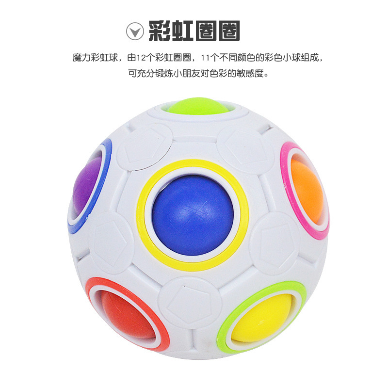 Fingertip Unlimited Decompression Small Magic Rainbow Ball Pressing Children's Ability Educational Toy Mini Variety Fidget Cube Fingertip Unlimited Decompression Small Magic Rainbow Ball Pressing Children's Ability Educational Toy Mini Variety Fidget Cube