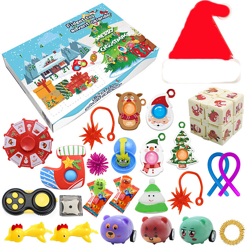 Cross-Border Pressure Reduction Toy Set DIY Squeezing Toy Press Bubble Magic Cube Easter Blind Box Decompression Toy