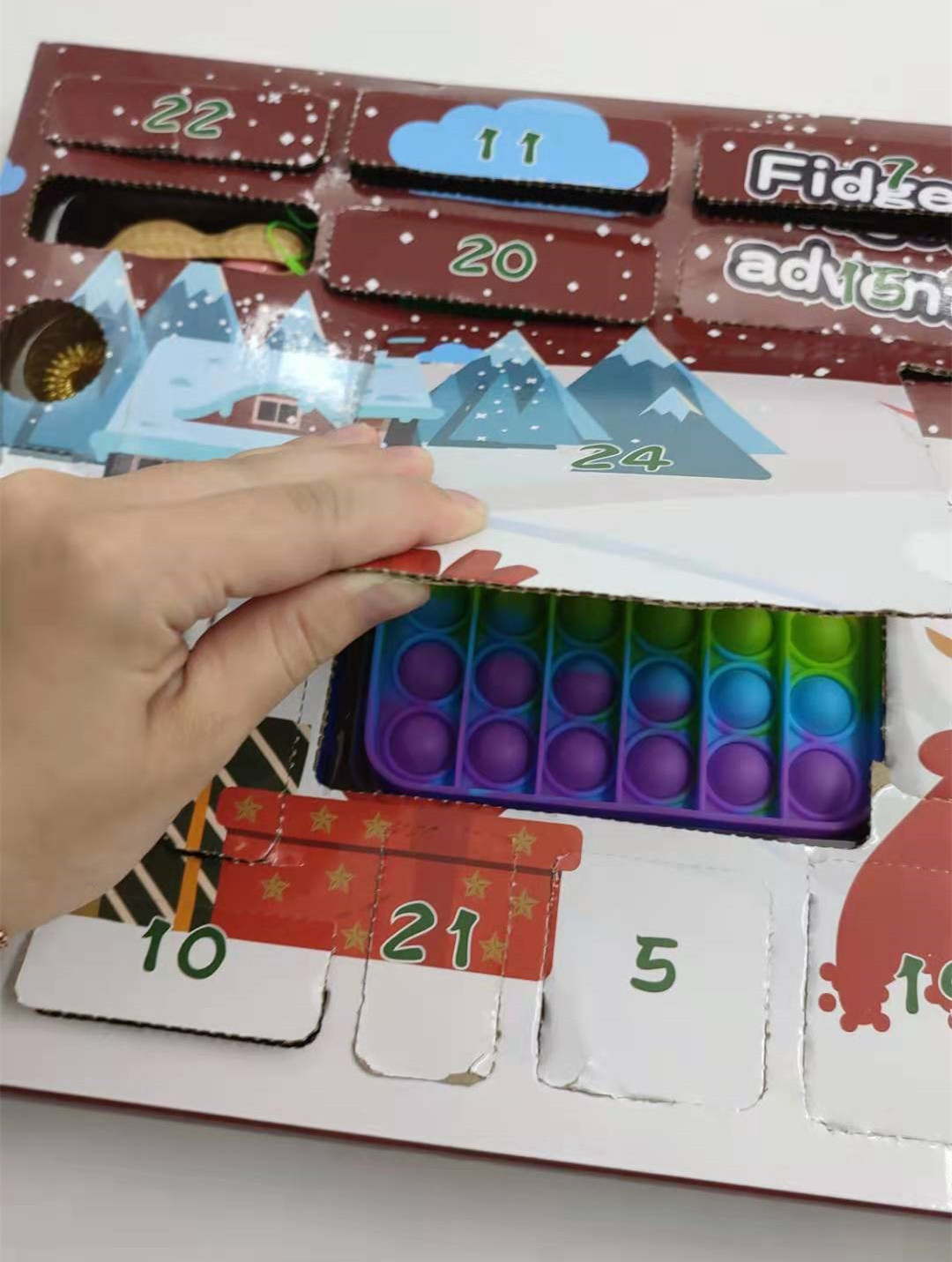 Cross-Border Pressure Reduction Toy Set DIY Squeezing Toy Press Bubble Magic Cube Easter Blind Box Decompression Toy