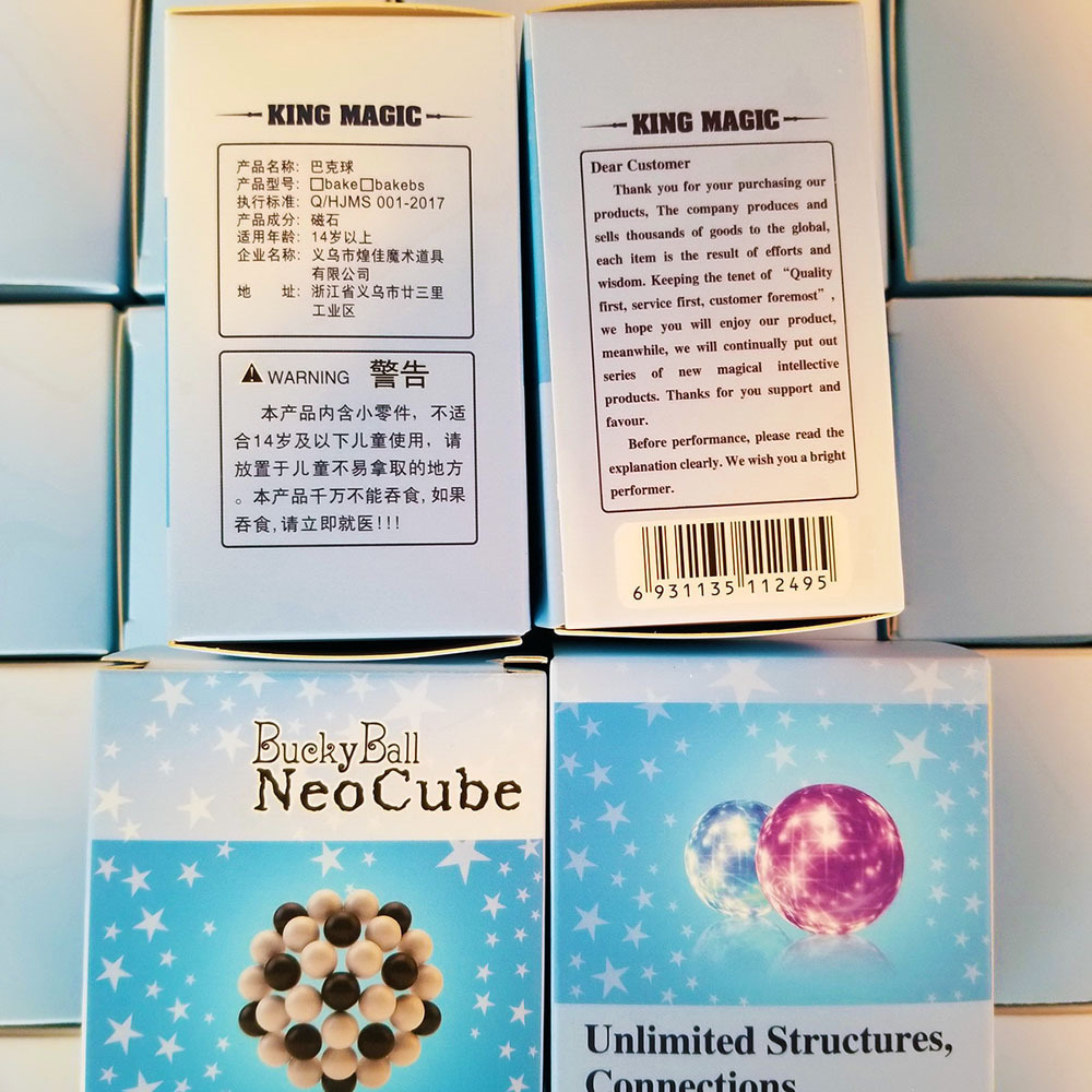 Factory Direct Sales Buck Ball 1000 Magnetic Ball Mark Ball Puzzle Magic Cube Creative Relaxation Magnet Toy