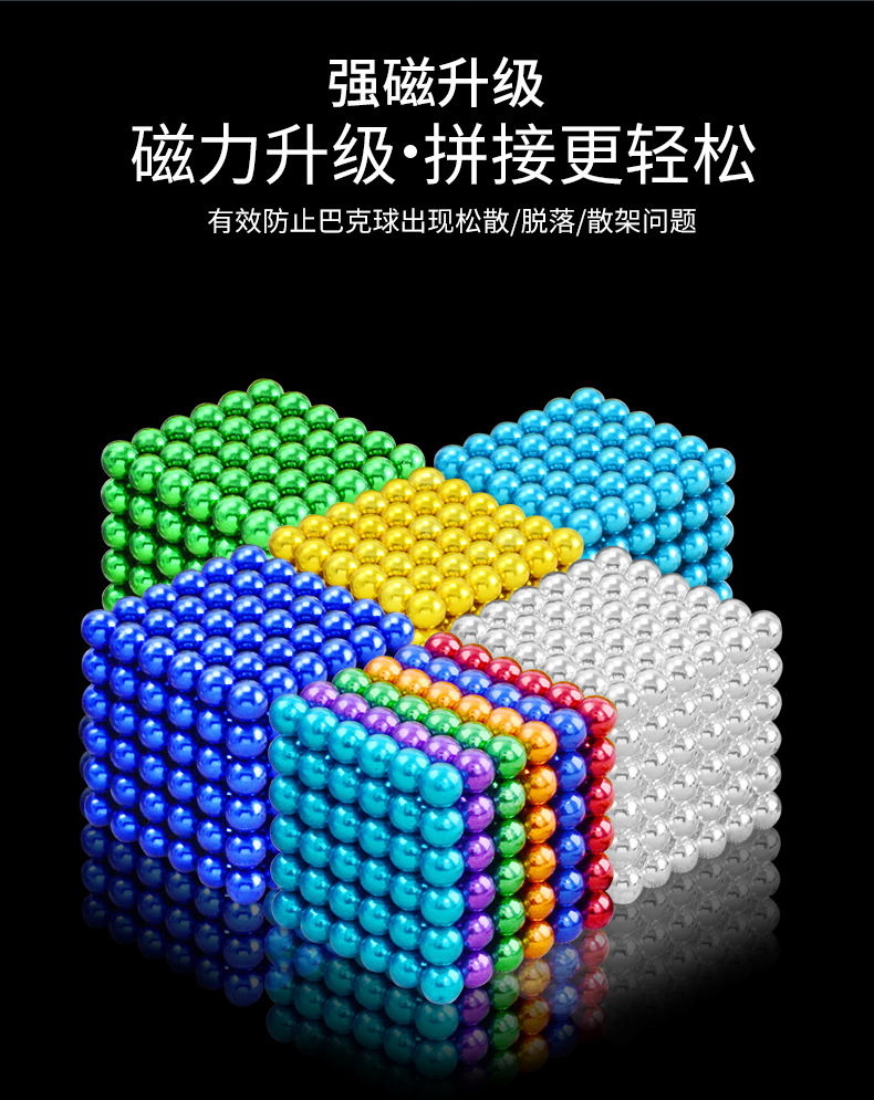 Factory Direct Sales Buck Ball 1000 Magnetic Ball Mark Ball Puzzle Magic Cube Creative Relaxation Magnet Toy Factory Direct Sales Buck Ball 1000 Magnetic Ball Mark Ball Puzzle Magic Cube Creative Relaxation Magnet Toy