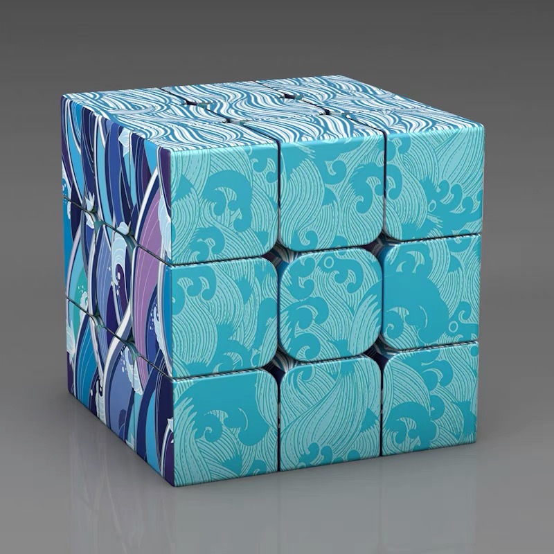 Magic Cube UV Printing Different Toy Customer Version Enterprise Logo Advertising Gift Graphic Customization Magic Cube UV Printing Different Toy Customer Version Enterprise Logo Advertising Gift Graphic Customization