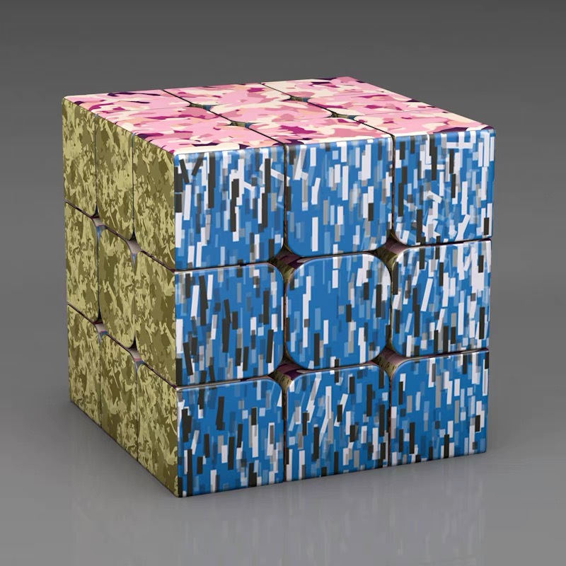 Magic Cube UV Printing Different Toy Customer Version Enterprise Logo Advertising Gift Graphic Customization Magic Cube UV Printing Different Toy Customer Version Enterprise Logo Advertising Gift Graphic Customization