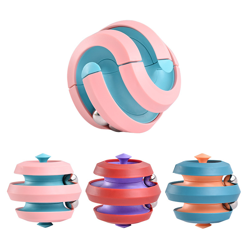 Cross-Border Rotating Small Magic Bean Intelligence Development Fingertip Cube Ball Hand Fingertip gyro