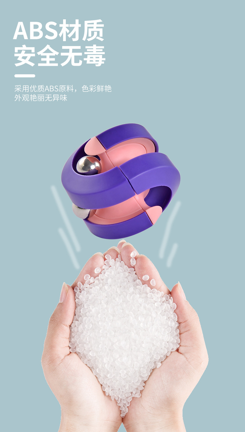 Cross-Border Rotating Small Magic Bean Intelligence Development Fingertip Cube Ball Hand Fingertip gyro Cross-Border Rotating Small Magic Bean Intelligence Development Fingertip Cube Ball Hand Fingertip gyro
