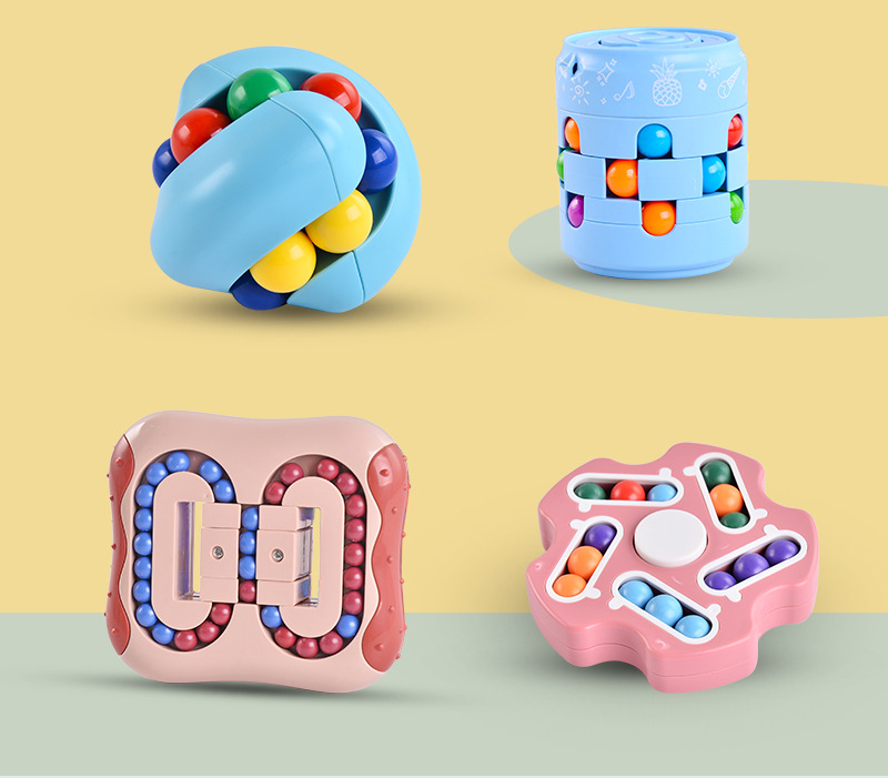 Cross-Border Rotating Small Magic Bean Intelligence Development Fingertip Cube Ball Hand Fingertip gyro Cross-Border Rotating Small Magic Bean Intelligence Development Fingertip Cube Ball Hand Fingertip gyro