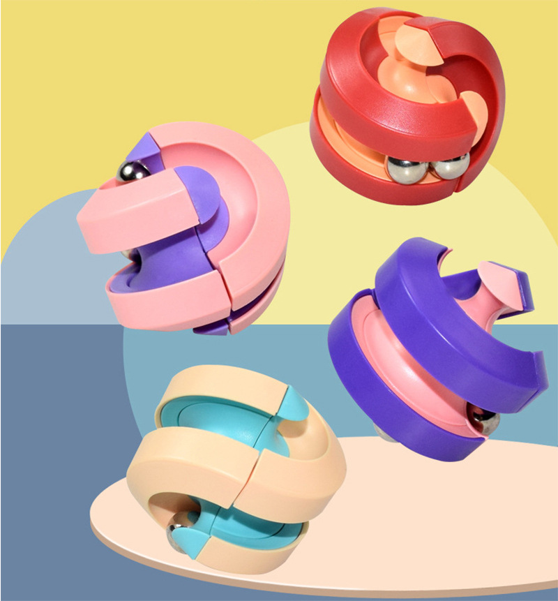 Cross-Border Rotating Small Magic Bean Intelligence Development Fingertip Cube Ball Hand Fingertip gyro Cross-Border Rotating Small Magic Bean Intelligence Development Fingertip Cube Ball Hand Fingertip gyro