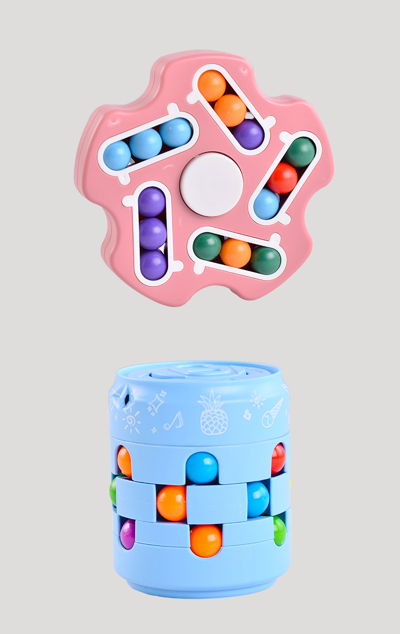 Cross-Border Rotating Small Magic Bean Intelligence Development Fingertip Cube Ball Hand Fingertip gyro Cross-Border Rotating Small Magic Bean Intelligence Development Fingertip Cube Ball Hand Fingertip gyro