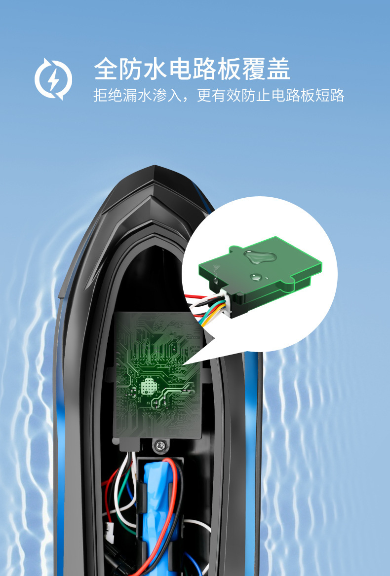 Cross-Border New 2.4G Remote Control Rowing Long-Lasting Endurance Water Motorcycle Remote Control Model Toy Boat Summer Airship