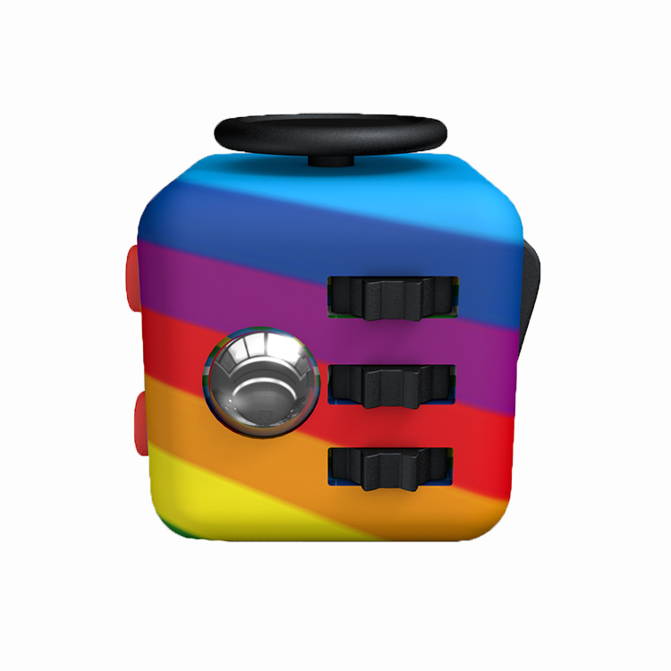 Fidget Cube Fidget Toy Cube Camouflage Decompression Anti-Stress Anxiety Dice Magic Cube