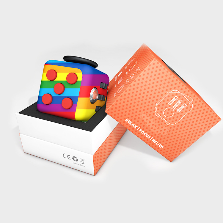 Fidget Cube Fidget Toy Cube Camouflage Decompression Anti-Stress Anxiety Dice Magic Cube
