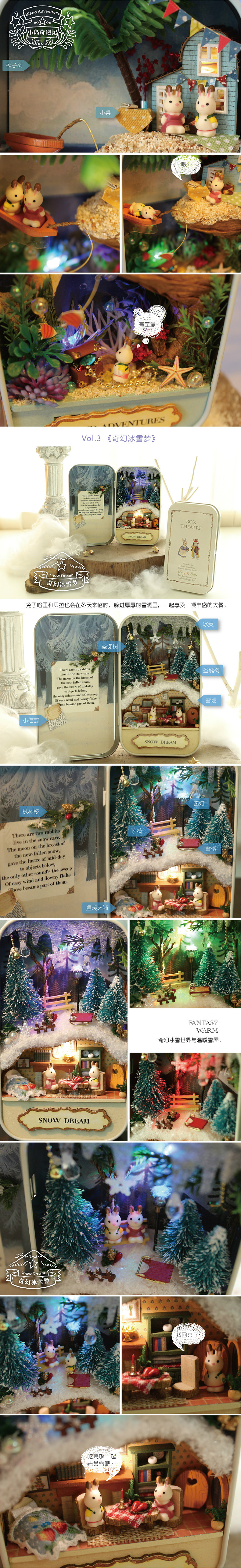 Cute Room DIY Cottage Frozen Box Theater Hand-Assembled House Model Toy One Piece Dropshipping Cute Room DIY Cottage Frozen Box Theater Hand-Assembled House Model Toy One Piece Dropshipping