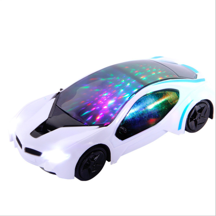 Children&#039;s Electric Toy Car Luminous Music Universal Car with Light Children&#039;s Gift Toy Wholesale Stall Supply