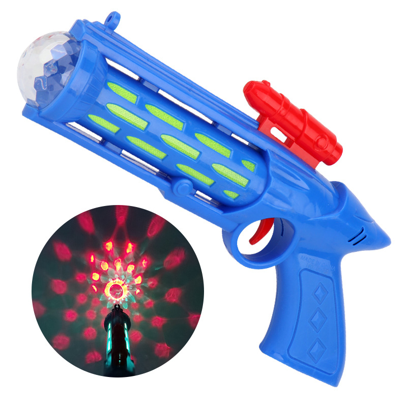 Large Electric Children&#039;s Toy Gun Music Sound Sound Music Gun Luminous Model Toy Night Market Stall Supply
