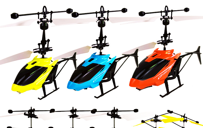 Stall Luminous Children's Remote Control Electric Helicopter Gift Wholesale Crystal Ball Induction Vehicle Toy
