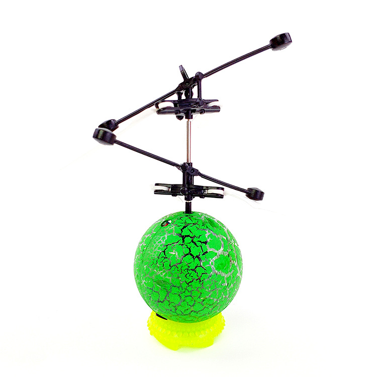 Stall Luminous Children&#039;s Remote Control Electric Helicopter Gift Wholesale Crystal Ball Induction Vehicle Toy