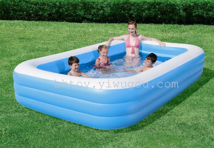 Large family Sanhuan square pool sea pool children swimming supplies inflatable toys
