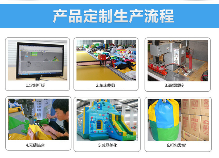 Manufacturer customized outdoor PVC inflatable toys for children activities large inflatable castle slide trampoline 