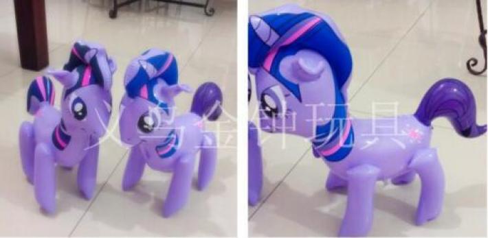 PVC inflatable toys for children sold in the stock market supply pony polly PVC inflatable toys for children sold in the stock market supply pony polly