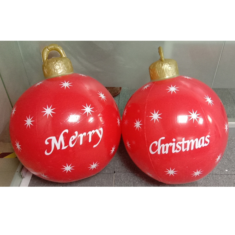 Christmas Jewelry Ball Outdoor Fun Holiday Atmosphere Crafts Inflatable Toys a Variety of Cross-Border Factory Spot