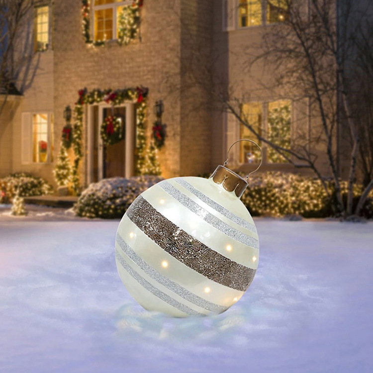 Christmas Jewelry Ball Outdoor Fun Holiday Atmosphere Crafts Inflatable Toys a Variety of Cross-Border Factory Spot