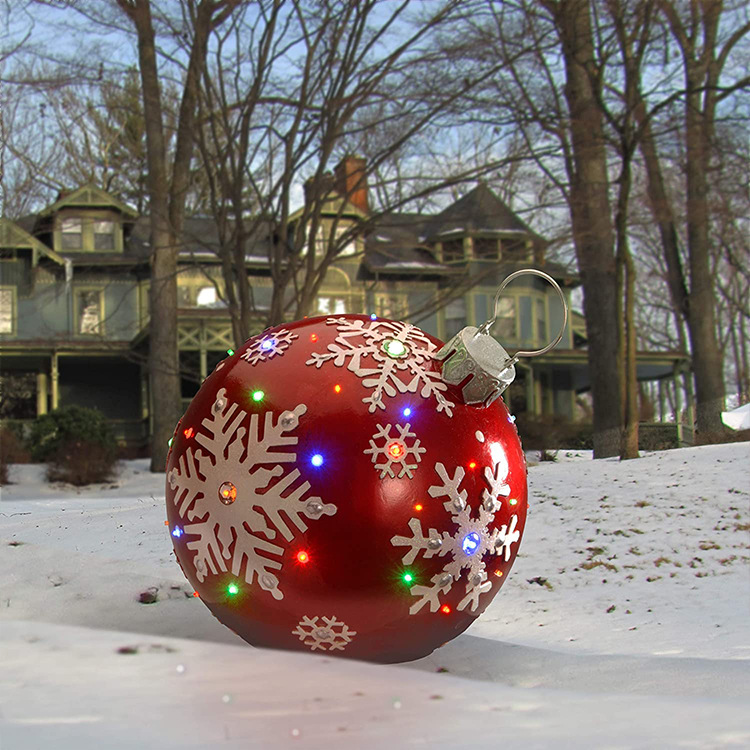 Christmas Jewelry Ball Outdoor Fun Holiday Atmosphere Crafts Inflatable Toys a Variety of Cross-Border Factory Spot