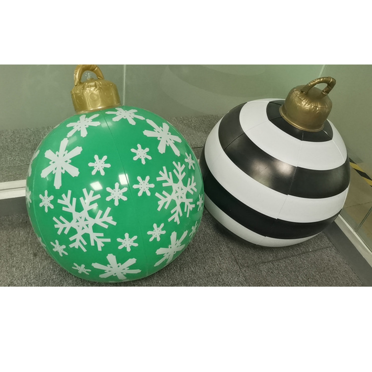 Foreign Trade Christmas Jewelry Ball Outdoor Fun Holiday Atmosphere Crafts Inflatable Toys a Variety of Cross-Border Hot Selling Factory