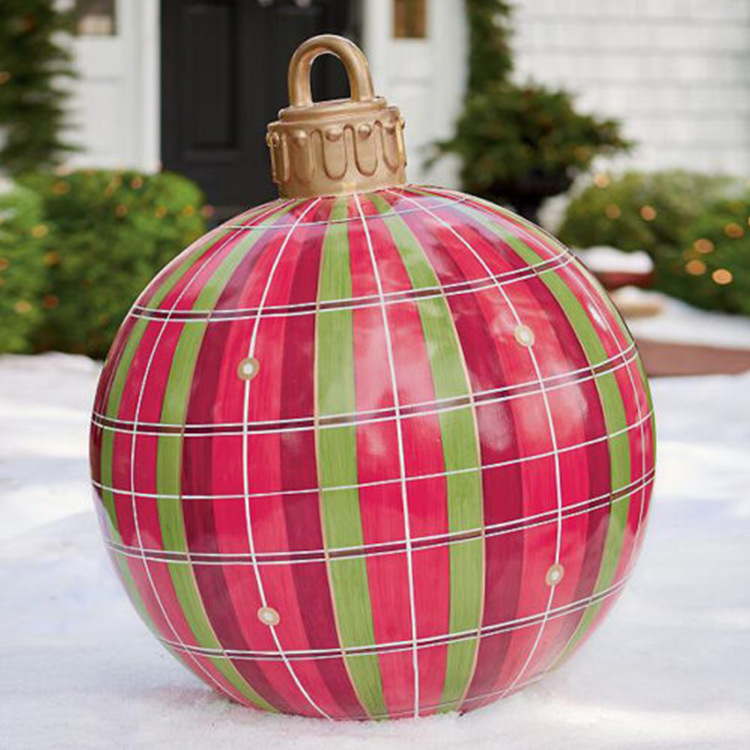 Foreign Trade Christmas Jewelry Ball Outdoor Fun Holiday Atmosphere Crafts Inflatable Toys a Variety of Cross-Border Hot Selling Factory