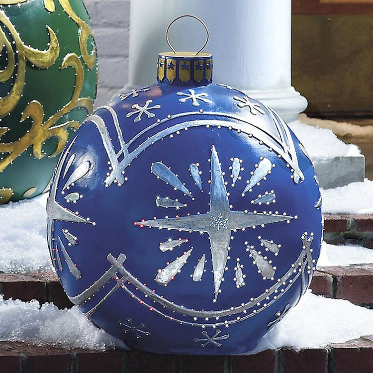 Foreign Trade Christmas Jewelry Ball Outdoor Fun Holiday Atmosphere Crafts Inflatable Toys a Variety of Cross-Border Hot Selling Factory