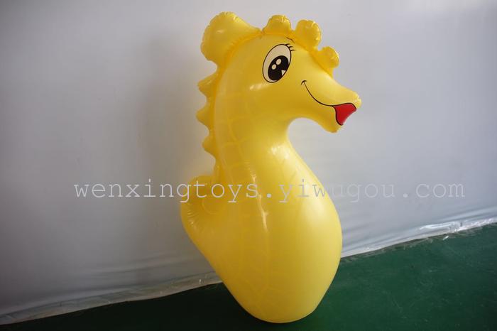 Inflatable toys large animal 90cm tumbler boxing toy for children