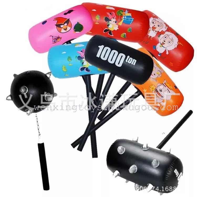 Children&#039;s inflatable toys inflatable inflatable hammer rod kiloton hammer Mace