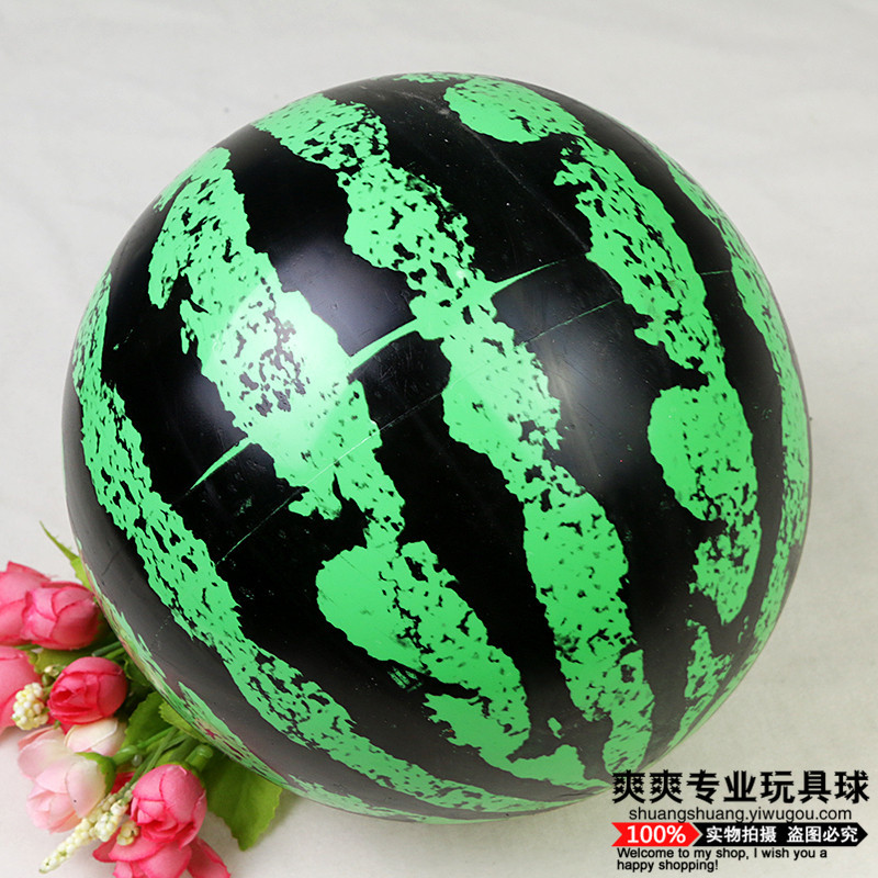 Factory Direct Sales 9-Inch Thickened PVC Watermelon Ball Kindergarten Children Inflatable Play Tool 22cm Handle Pat Ball Hot Sale Factory Direct Sales 9-Inch Thickened PVC Watermelon Ball Kindergarten Children Inflatable Play Tool 22cm Handle Pat Ball Hot Sale