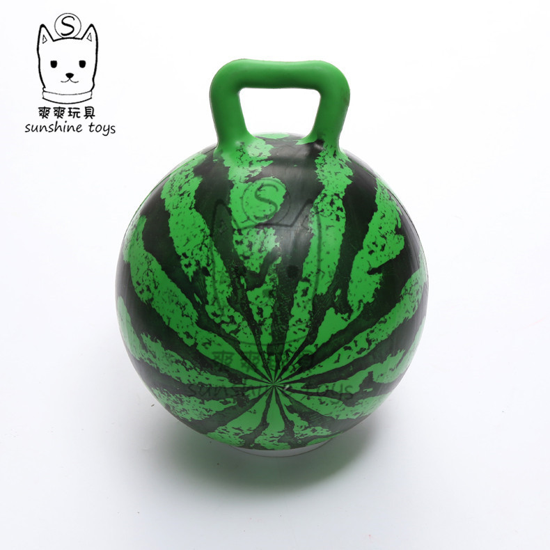 Factory Direct Sales 9-Inch Thickened PVC Watermelon Ball Kindergarten Children Inflatable Play Tool 22cm Handle Pat Ball Hot Sale Factory Direct Sales 9-Inch Thickened PVC Watermelon Ball Kindergarten Children Inflatable Play Tool 22cm Handle Pat Ball Hot Sale