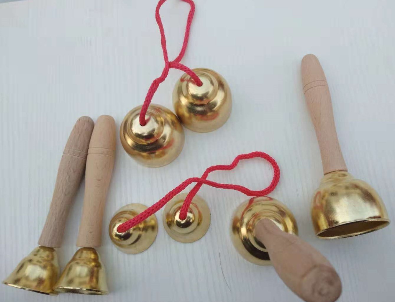 Kindergarten Orff Percussion Instrument Children's Toy Castanet Sand Hammer Tambourine Angle Iron Twin Tone Block Finger Cymbals Teaching Aids