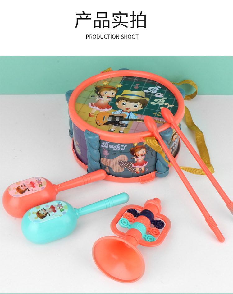 3767# Stall New Baby Toy Beating Sound Musical Instrument Packages Infant Sand Hammer Beating Drum 0-1 Years Old 3767# Stall New Baby Toy Beating Sound Musical Instrument Packages Infant Sand Hammer Beating Drum 0-1 Years Old