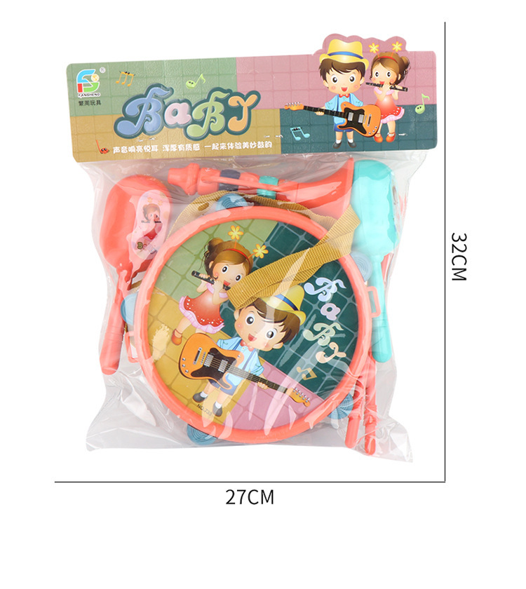 3767# Stall New Baby Toy Beating Sound Musical Instrument Packages Infant Sand Hammer Beating Drum 0-1 Years Old 3767# Stall New Baby Toy Beating Sound Musical Instrument Packages Infant Sand Hammer Beating Drum 0-1 Years Old