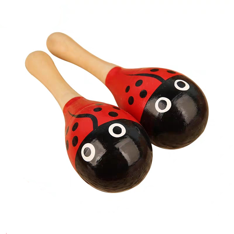 Medium 20cm Sand Hammer Early Childhood Education Music Children's Grip Wooden Maracas Training Baby Toy Orff Medium 20cm Sand Hammer Early Childhood Education Music Children's Grip Wooden Maracas Training Baby Toy Orff