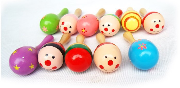 Factory Direct Sales Wooden Small Sand Hammer Sand Ball Wooden Cartoon Sand Hammer Infant Early Education Toys Factory Direct Sales Wooden Small Sand Hammer Sand Ball Wooden Cartoon Sand Hammer Infant Early Education Toys