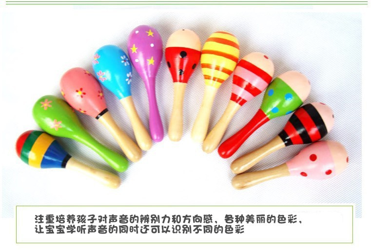 Factory Direct Sales Wooden Small Sand Hammer Sand Ball Wooden Cartoon Sand Hammer Infant Early Education Toys Factory Direct Sales Wooden Small Sand Hammer Sand Ball Wooden Cartoon Sand Hammer Infant Early Education Toys