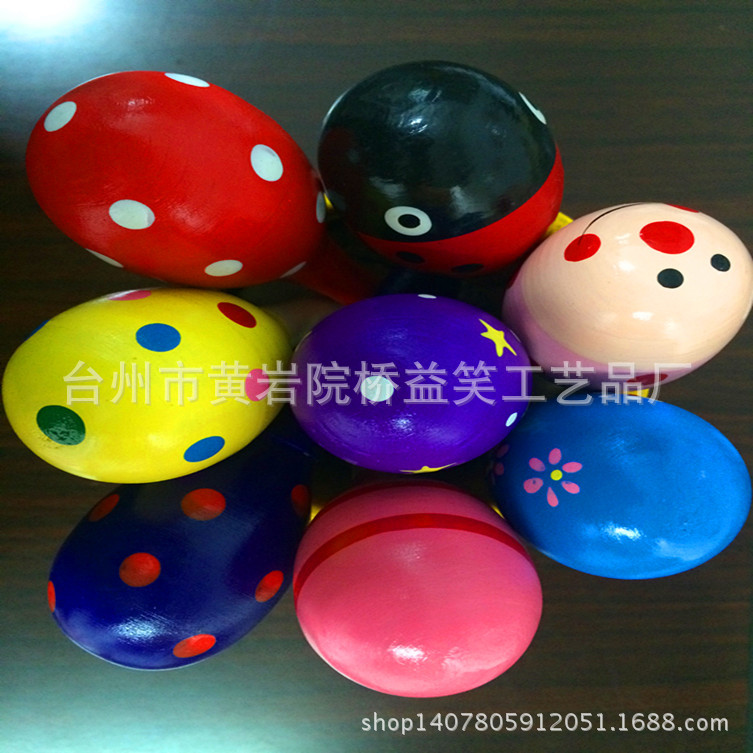 Factory Direct Sales Wooden Small Sand Hammer Sand Ball Wooden Cartoon Sand Hammer Infant Early Education Toys Factory Direct Sales Wooden Small Sand Hammer Sand Ball Wooden Cartoon Sand Hammer Infant Early Education Toys