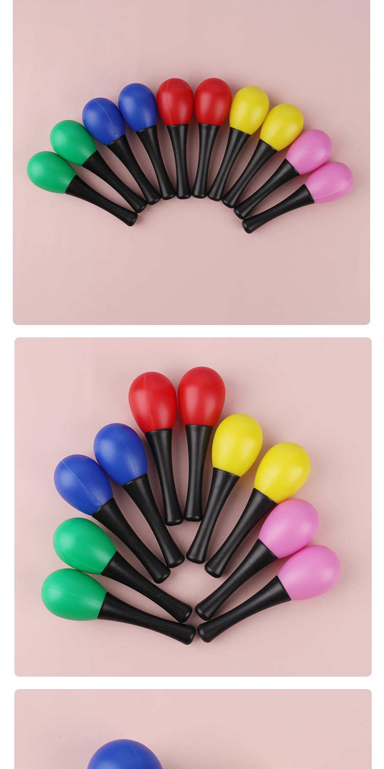 Sand Hammer Children's Toy Grasping Hearing Cultivation Plastic Sand Hammer Orff Plastic Sand Hammer Wholesale Sand Hammer Children's Toy Grasping Hearing Cultivation Plastic Sand Hammer Orff Plastic Sand Hammer Wholesale